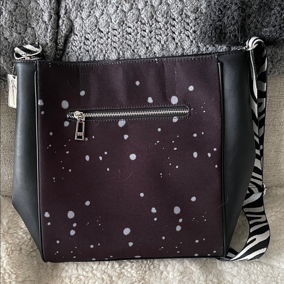 Vintage Havana Zebra Strap Black and White Bag - Picture 3 of 6